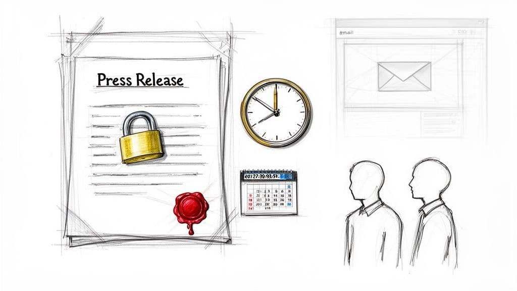 A Founder's Guide to Embargoing a Press Release