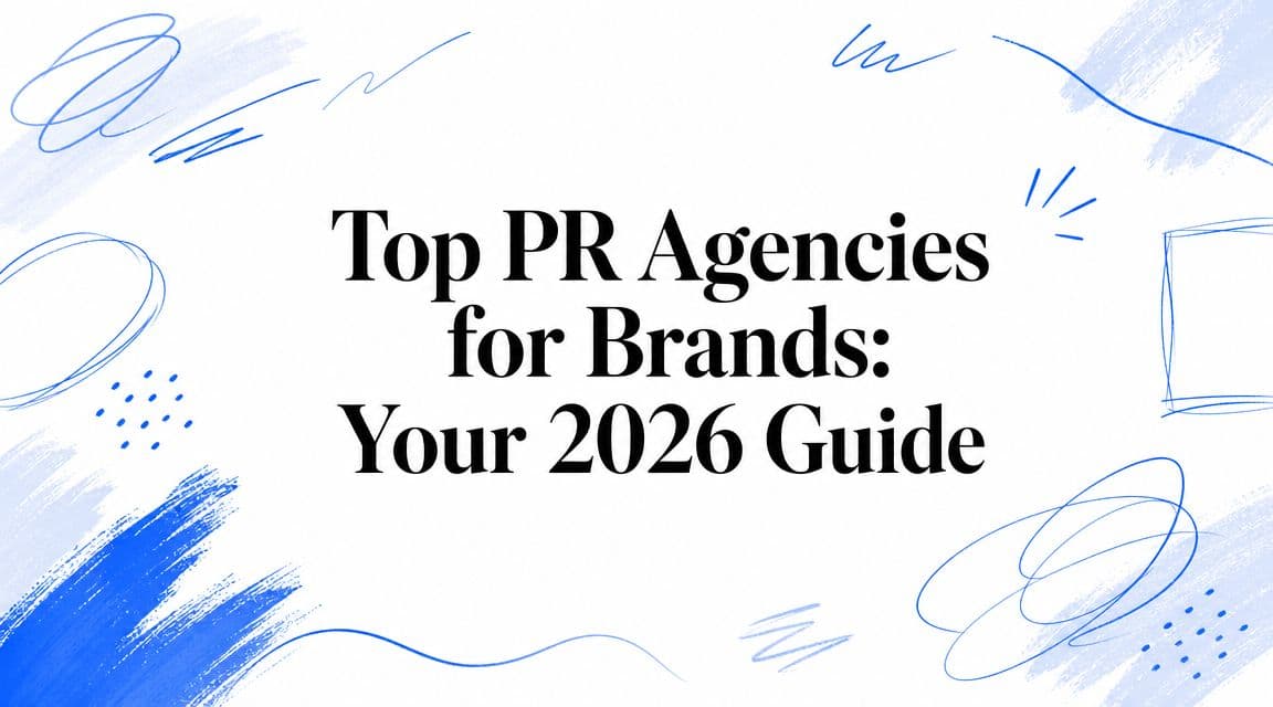 Top PR Agencies for Brands: Your 2026 Guide